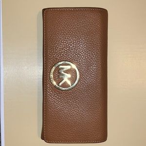 Michael Kors Brown Leather Wallet